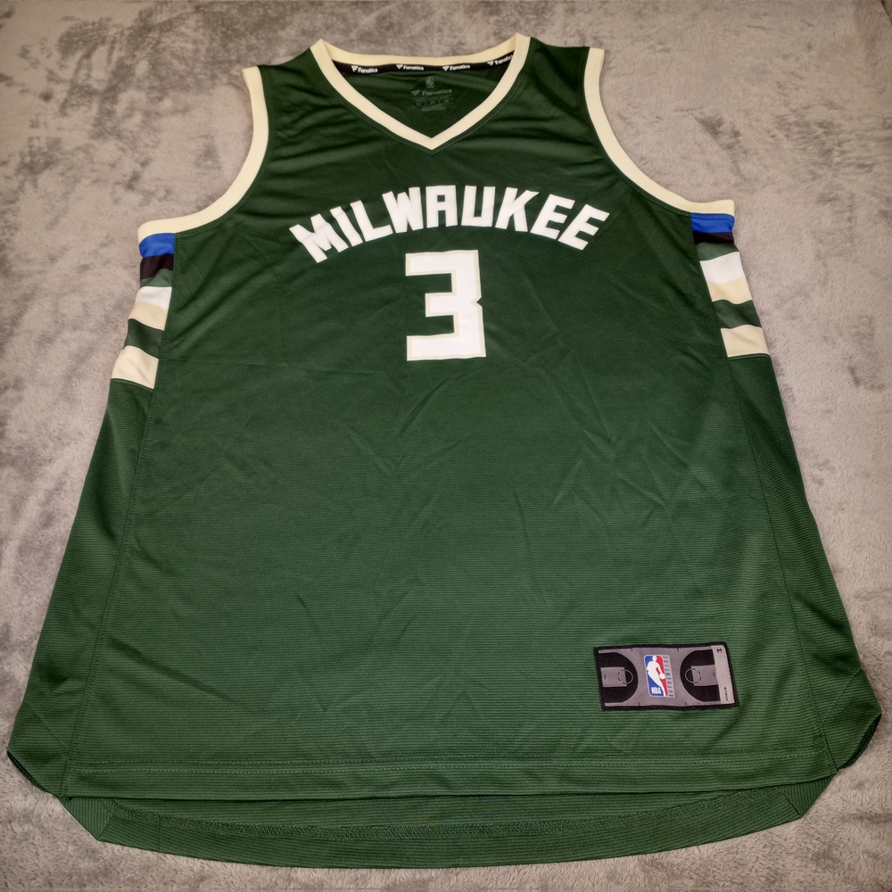Fanatics Milwaukee Basketball Jersey Size Medium